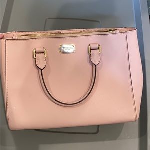 Pink tote bag